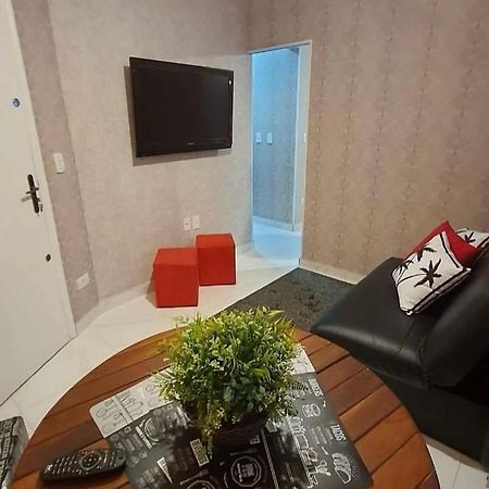 113 Canto Do Forte - 1Dorm - 200 M Da Praia E 20M Dos Bares E Restaurantes - Estacionamento Gratuito E Wi Fi , Tv A Cabo Прая Гранде Екстериор снимка