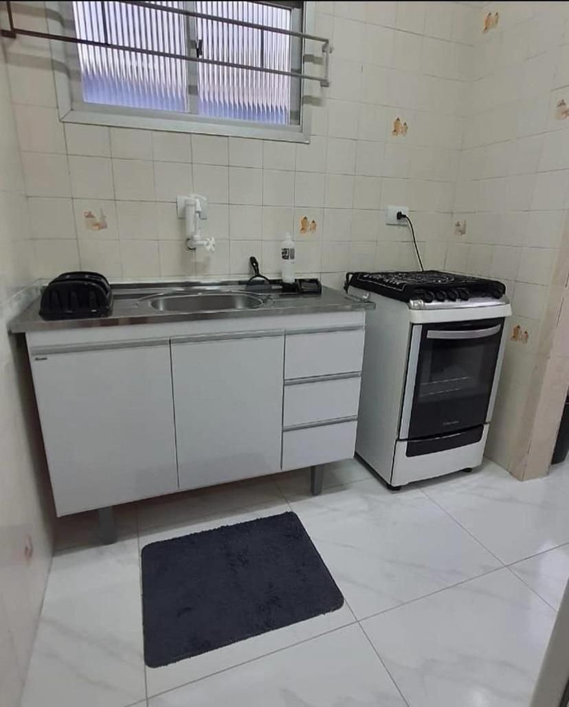 113 Canto Do Forte - 1Dorm - 200 M Da Praia E 20M Dos Bares E Restaurantes - Estacionamento Gratuito E Wi Fi , Tv A Cabo Прая Гранде Екстериор снимка