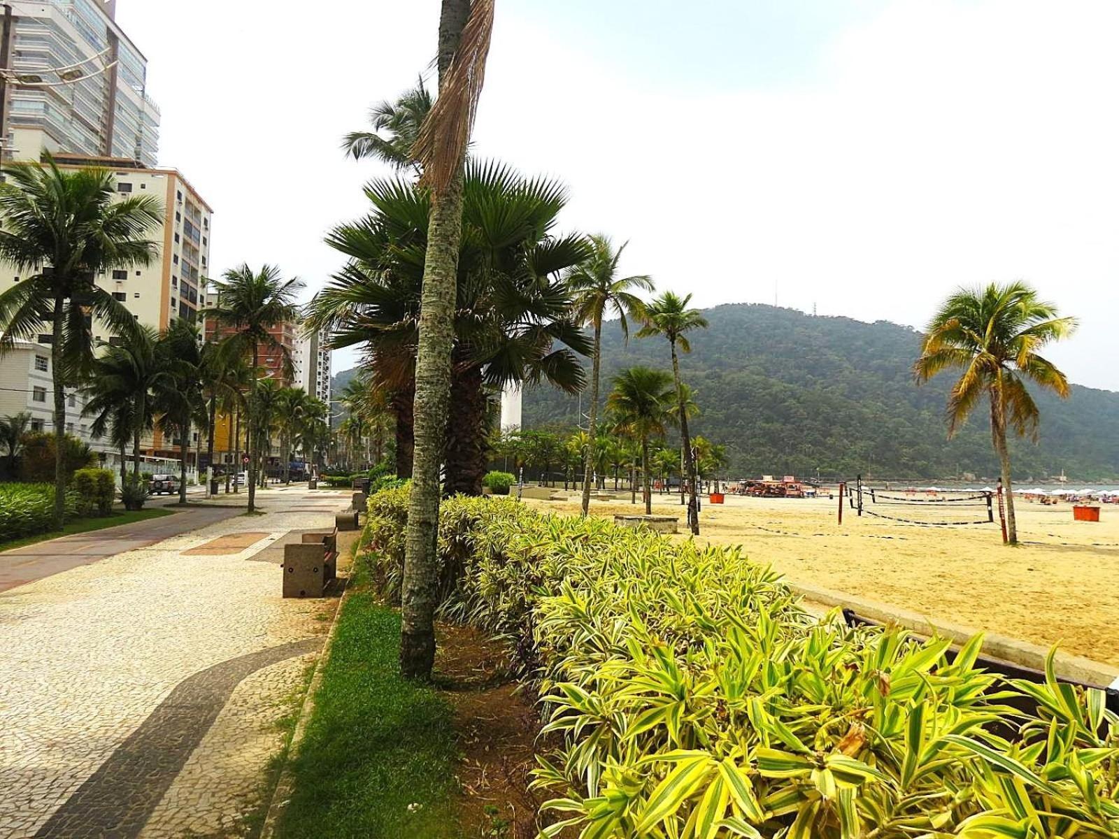 113 Canto Do Forte - 1Dorm - 200 M Da Praia E 20M Dos Bares E Restaurantes - Estacionamento Gratuito E Wi Fi , Tv A Cabo Прая Гранде Екстериор снимка