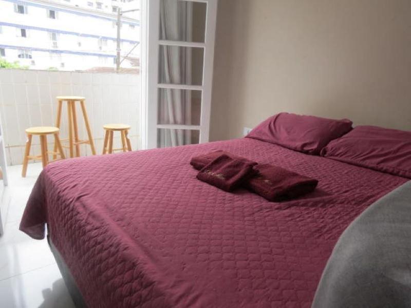 113 Canto Do Forte - 1Dorm - 200 M Da Praia E 20M Dos Bares E Restaurantes - Estacionamento Gratuito E Wi Fi , Tv A Cabo Прая Гранде Екстериор снимка